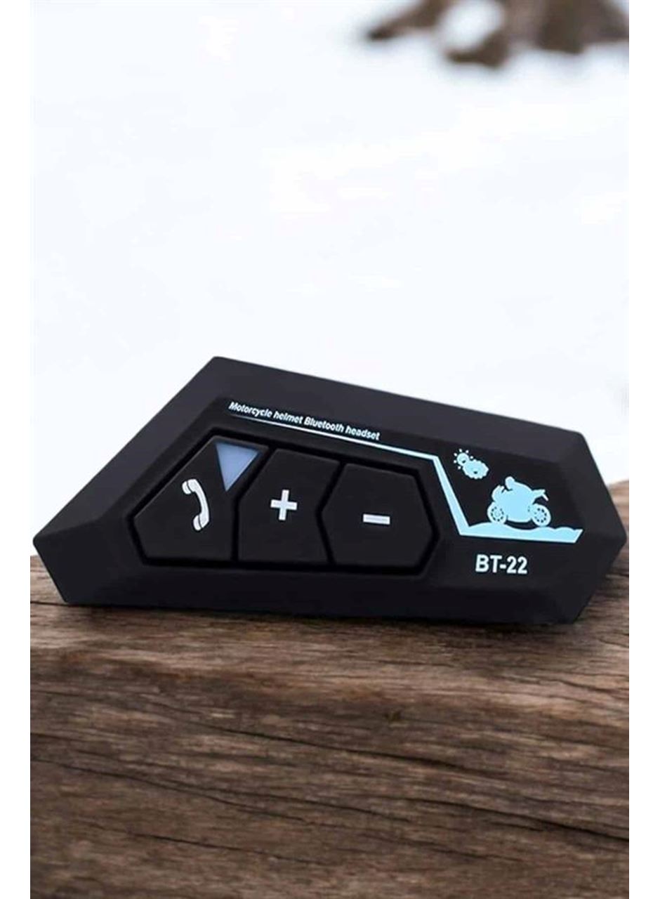 İnterkom Intercom Kask Kulaklık Bt22 Bluetooth Motosiklet Kulaklık 5.0 Bluetooth