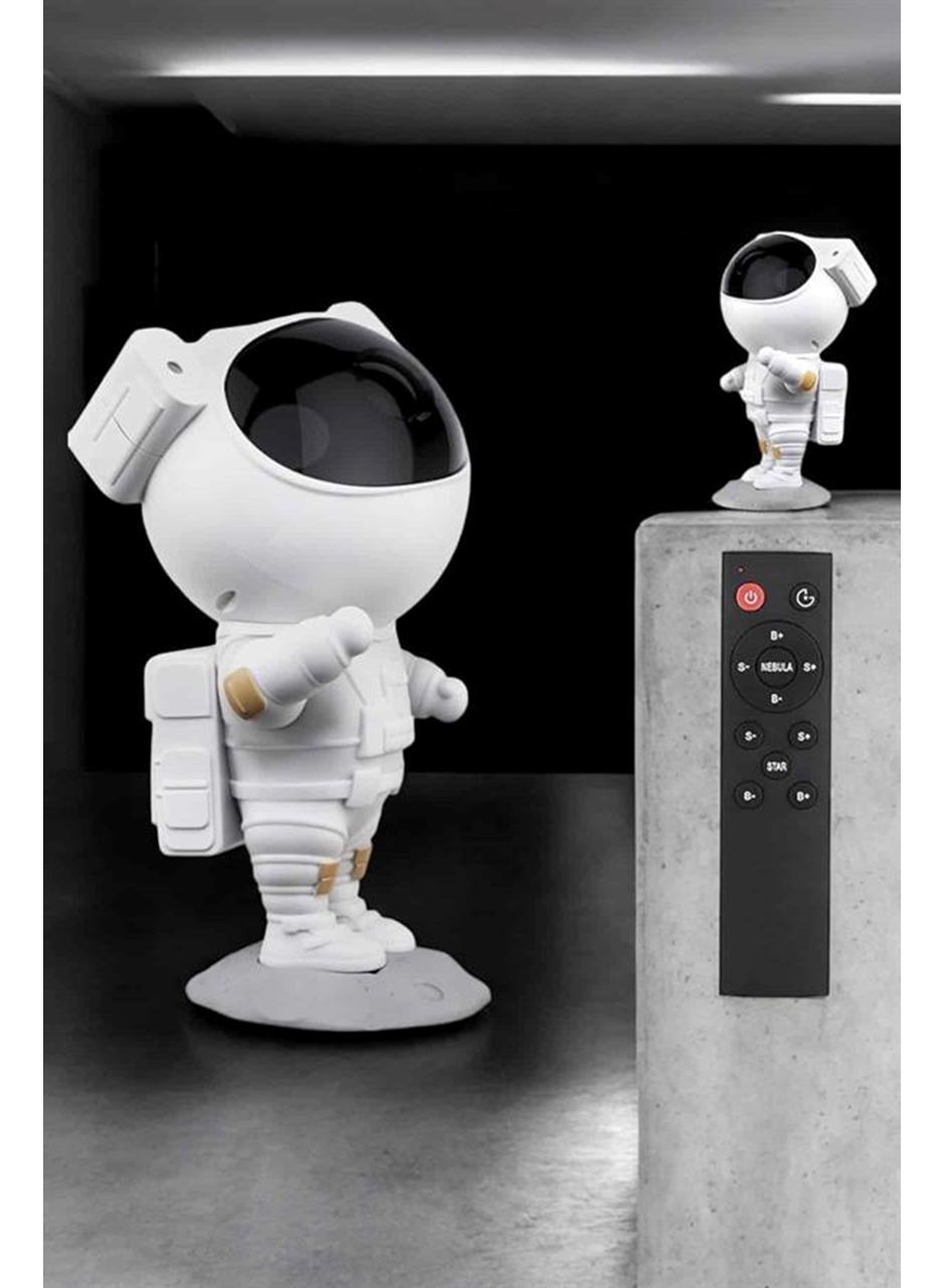 Çocuklara Özel Projeksiyon Astronot Lamba Speaker Sevimli