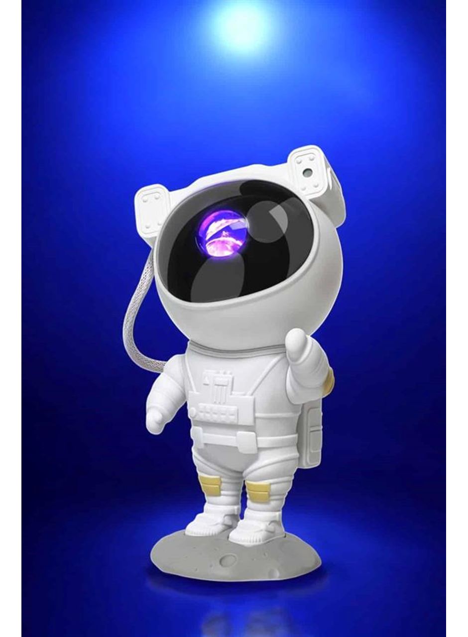 Çocuklara Özel Projeksiyon Astronot Lamba Speaker Sevimli