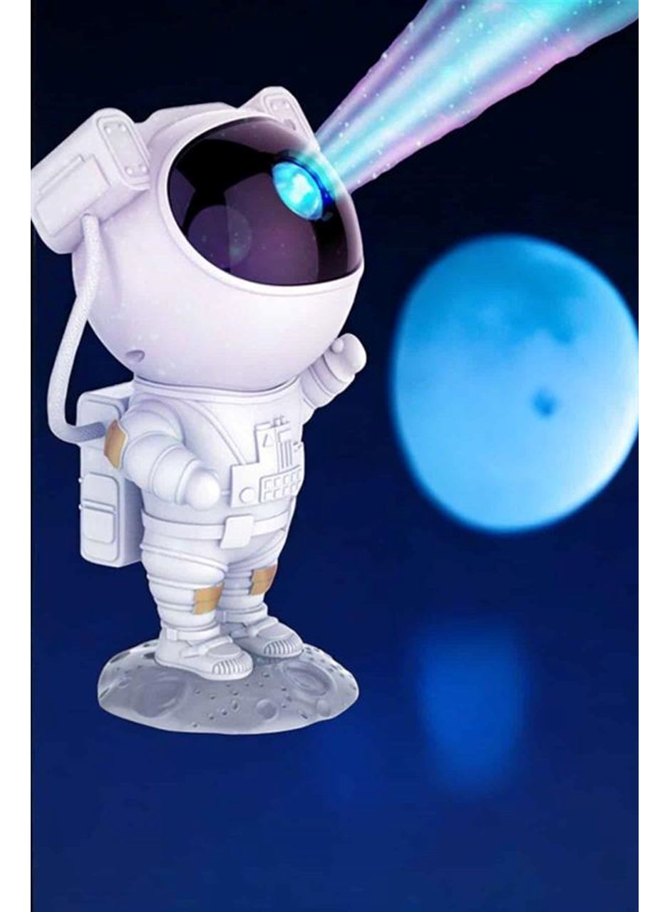 Çocuklara Özel Projeksiyon Astronot Lamba Speaker Sevimli