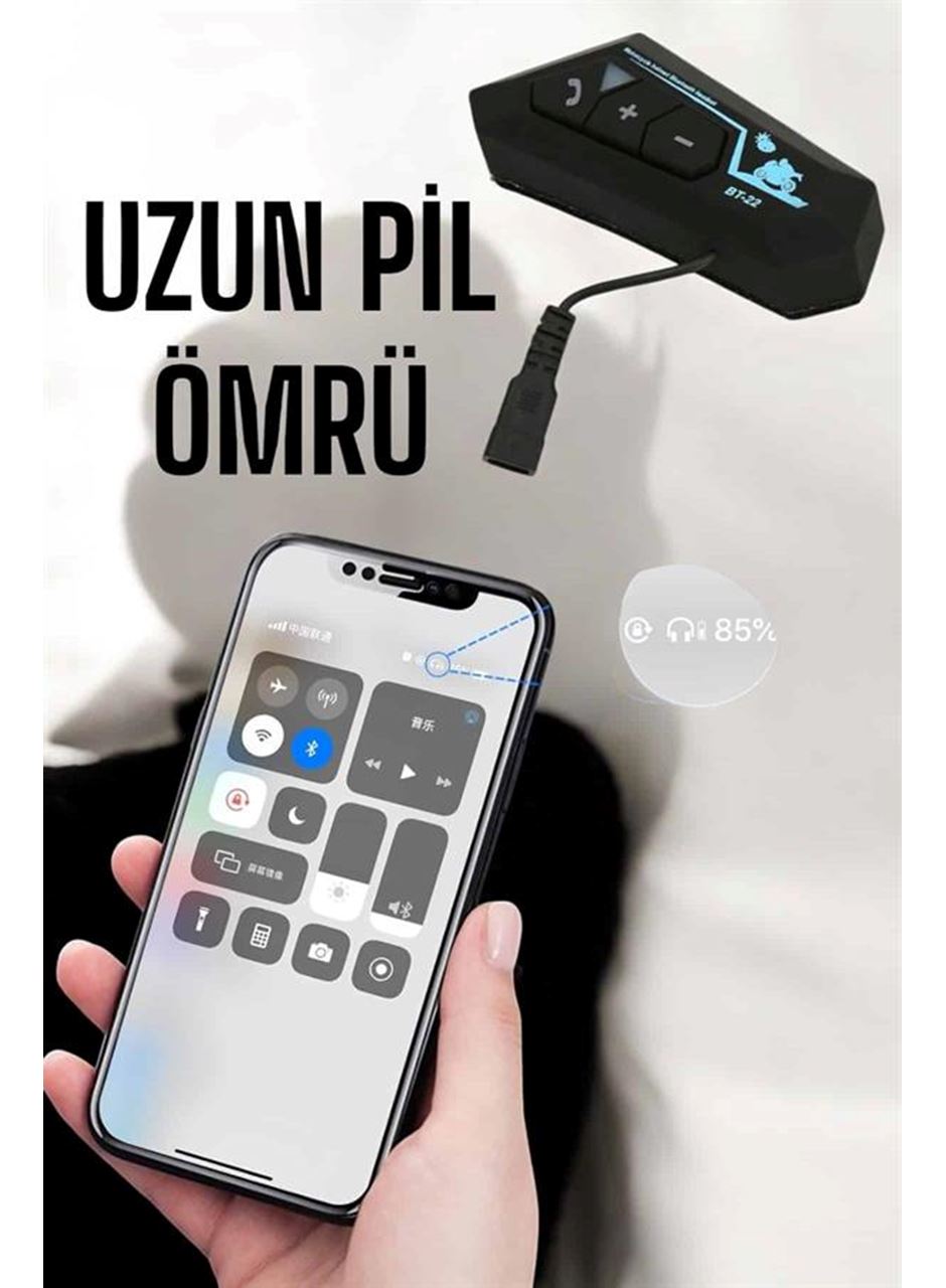 Kask Kulaklık Bluetooth Motosiklet Kulaklık Intercom Su Geçirmez