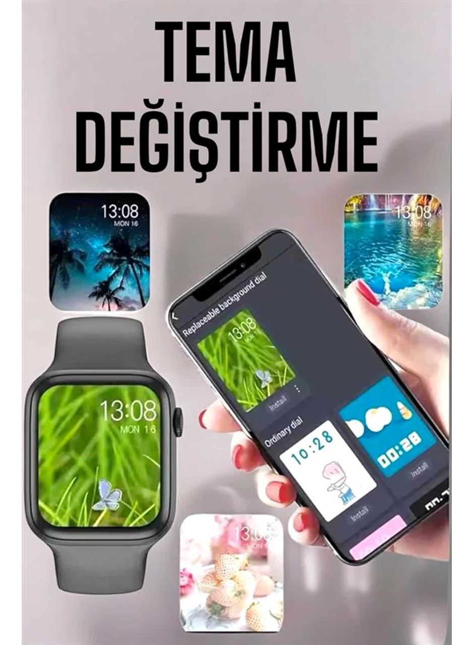 Akıllı Saat Amoled Ekran Yeni Nesil Bluetooth Bağlantılı