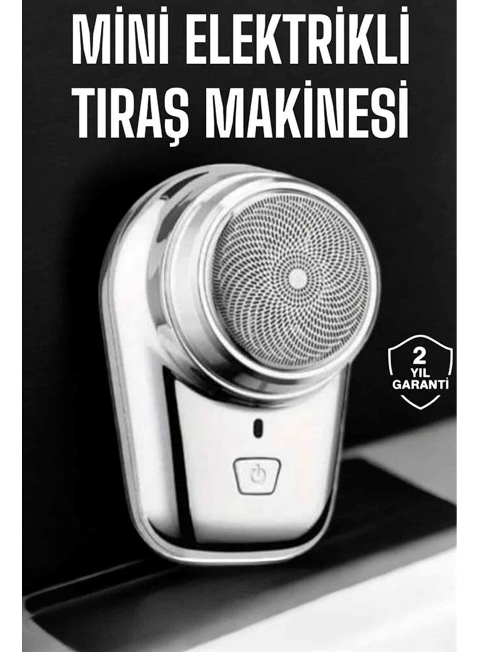 Seyahat Tipi Tıraş Makinesi Taşınabilir Kablosuz Mini Paslanmaz Çelik