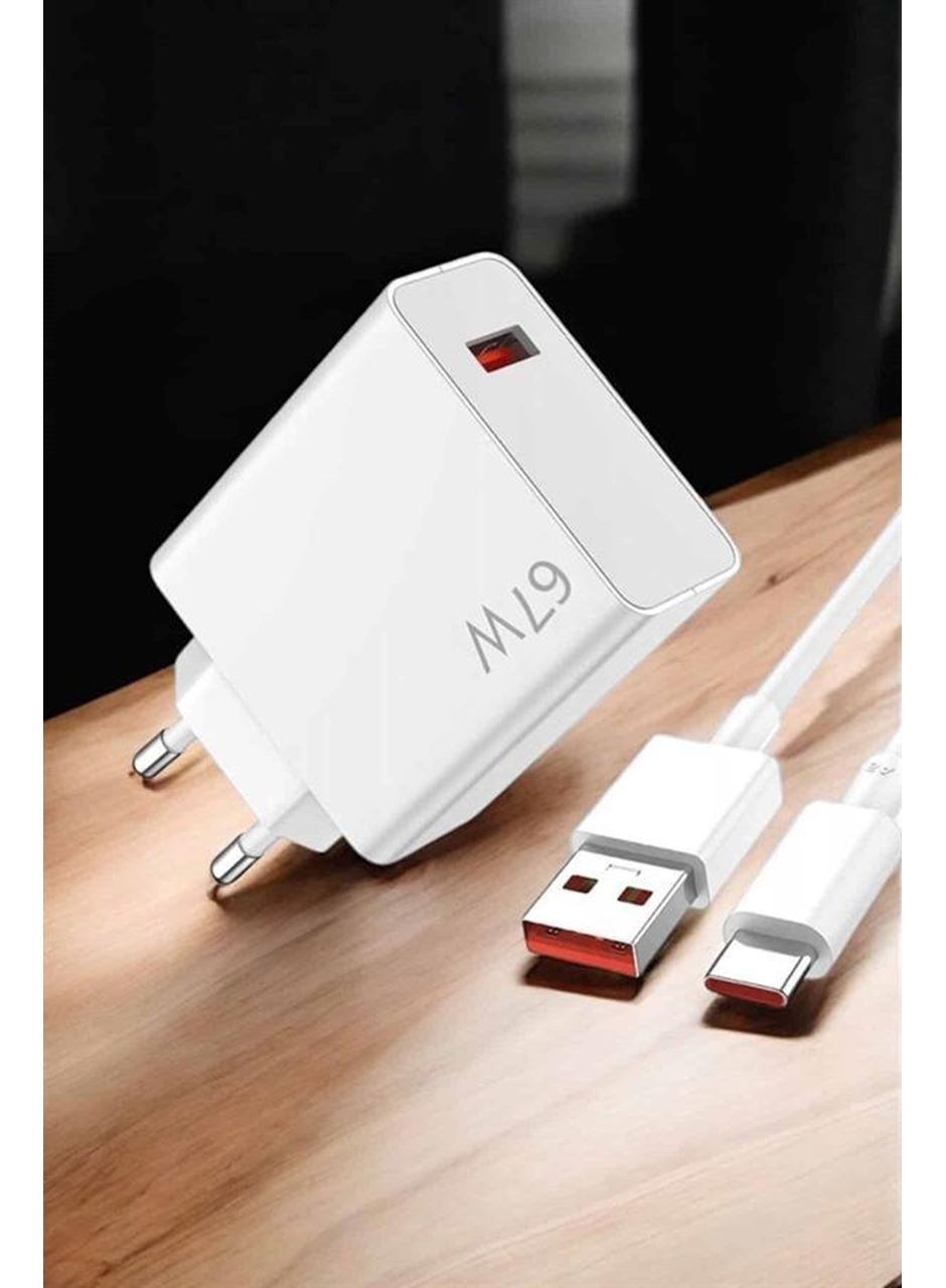 Şarj Aleti Turbo Hızlı 67W Type-C Hızlı Şarj