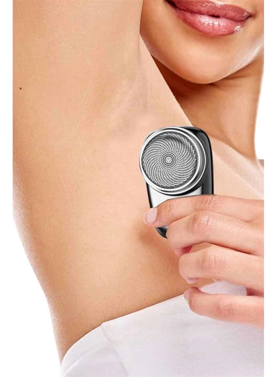 Seyahat Tipi Tıraş Makinesi Taşınabilir Kablosuz Mini Paslanmaz Çelik