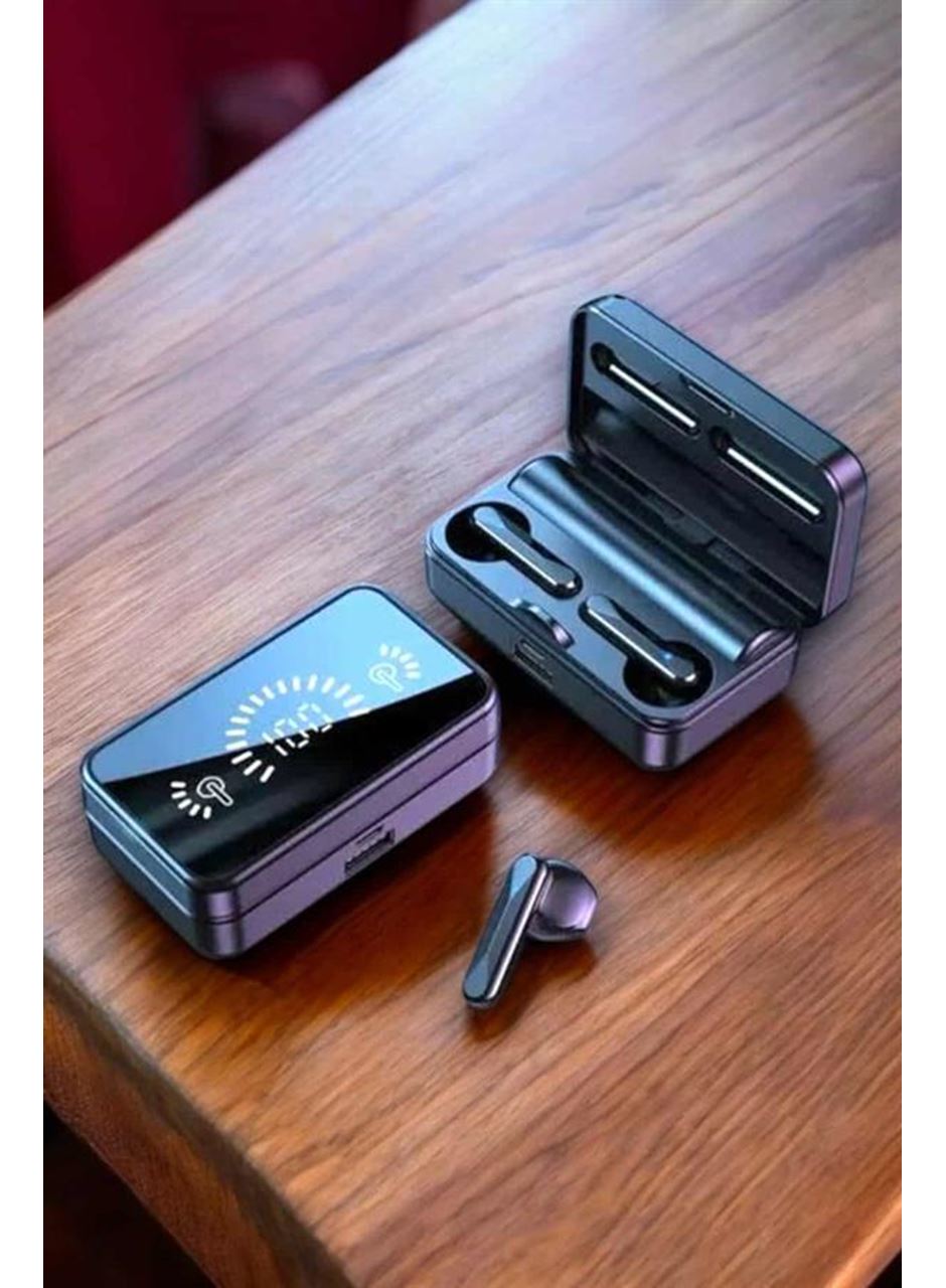 Aynalı Bluetooth Kulaklık Telefon Standlı Dijital Göstergeli