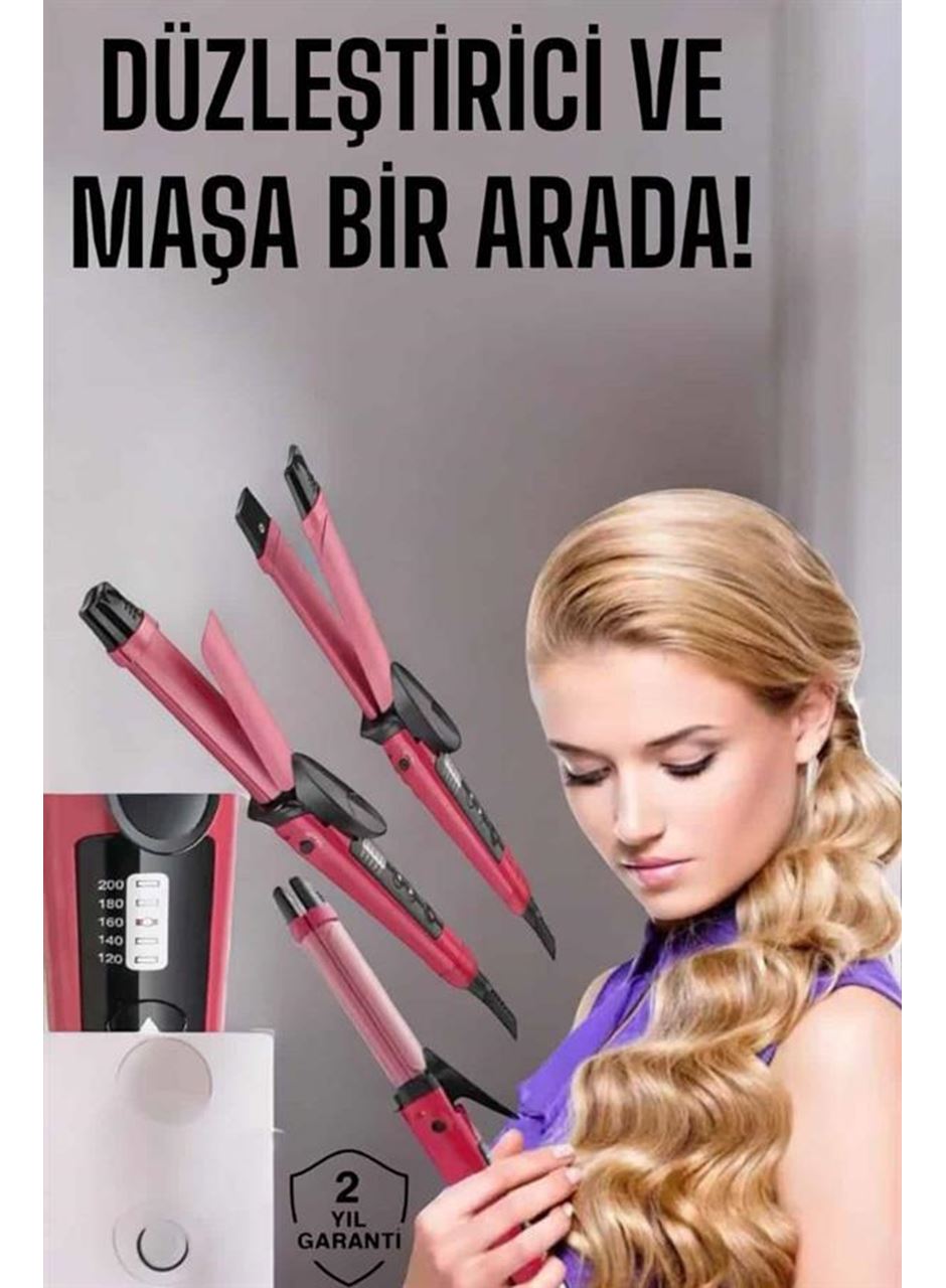 Saç Şekillendirici Düzleştirici Ve Maşa Isı Ayarlı