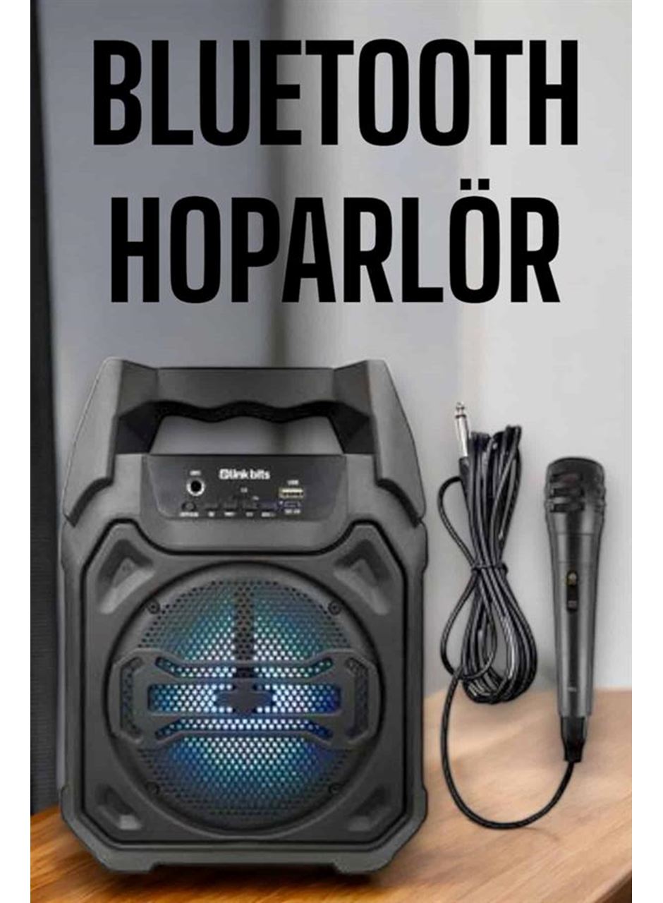 Güçlü ve Şarj Edilebilir Bluetooth Hoparlör 6.5 İnç