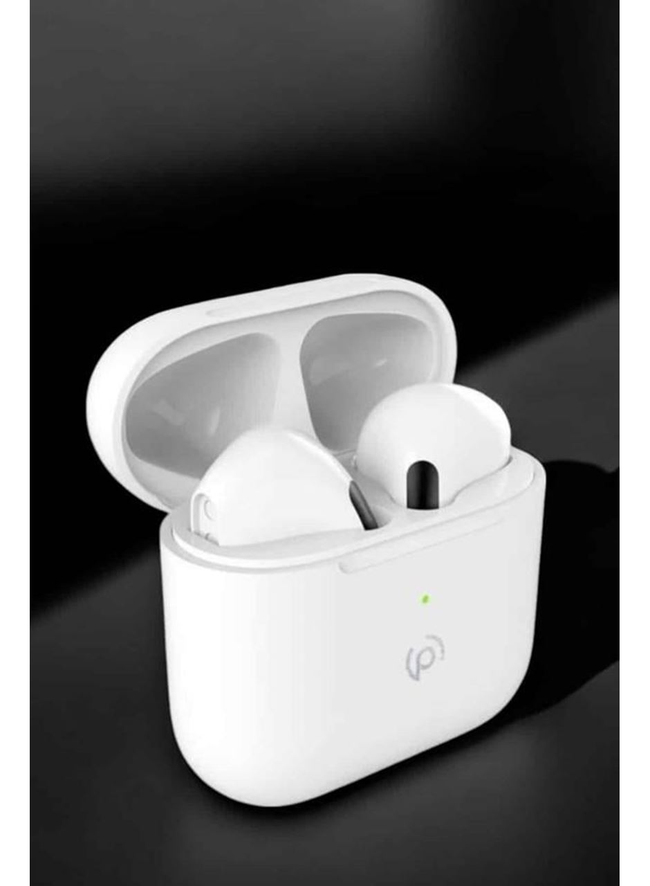 Yeni Nesil Pro Bluetooth Kulaklık Uzun Pil Ömrü Beyaz