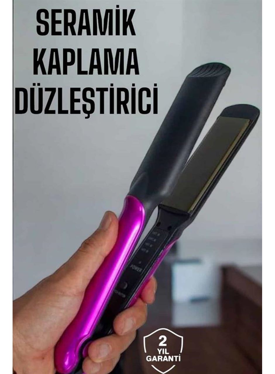 Seramik Kaplama Isı Ayarlı Yıpranma Karşıtı Saç Düzleştirici