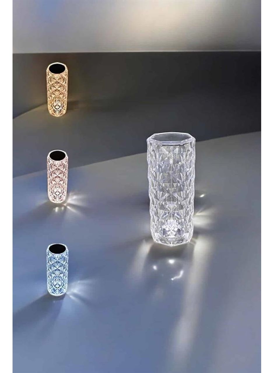 Dokunmatik Kristal Gece Lambası Hediyelik