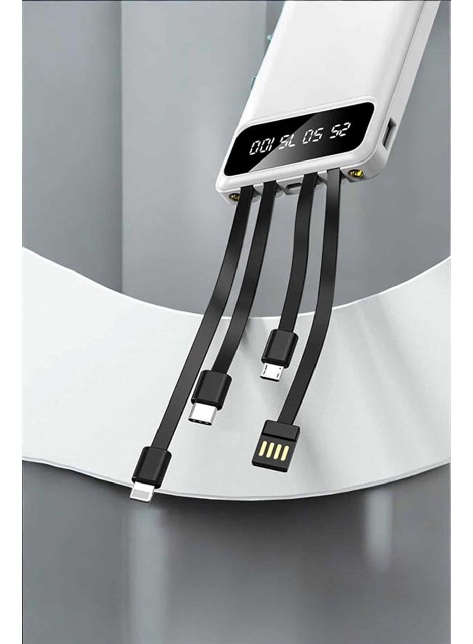 Powerbank 20.000 Mah LCD Ekran USB Lightning Type-C Uyumlu İOS ve Android