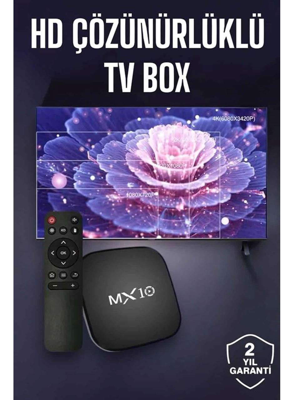 TV Box Android Uyumlu 4 Çekirdekli WİFİ Bağlantılı 4K