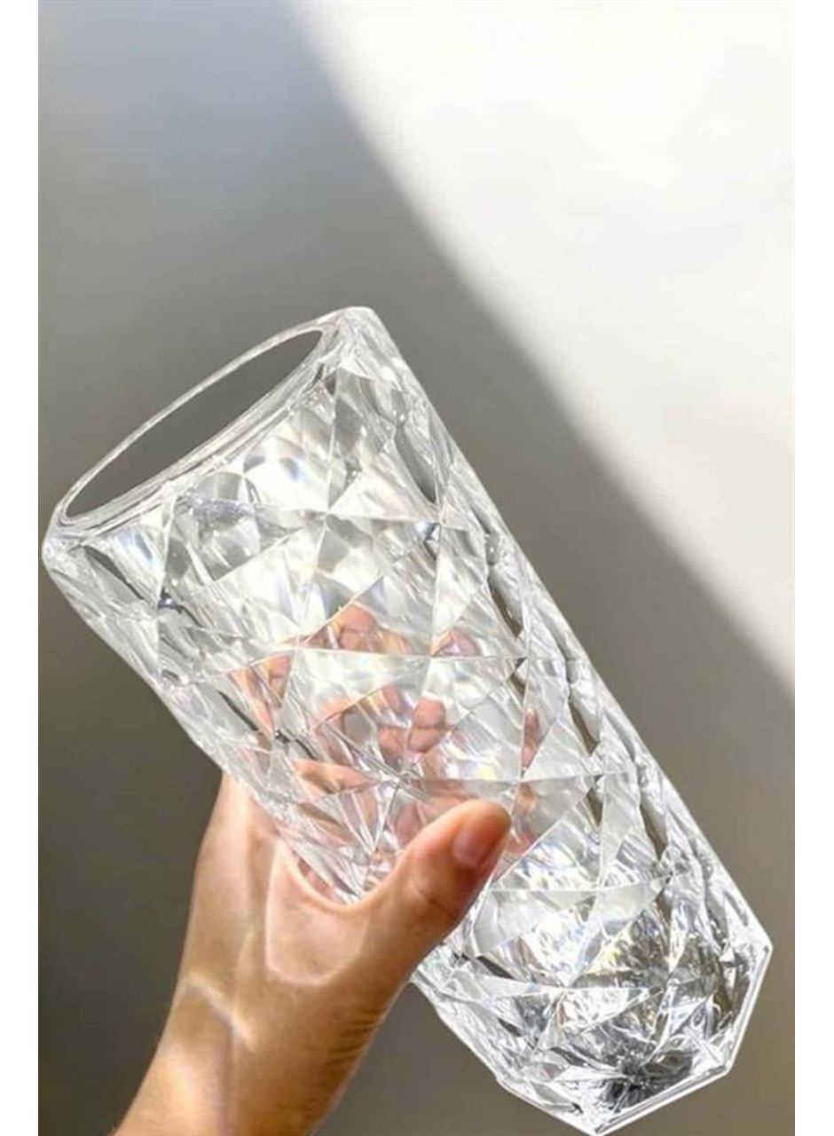 Gece Lambası Kristal Lamba Dokunmatik Şarjlı Hediyelik