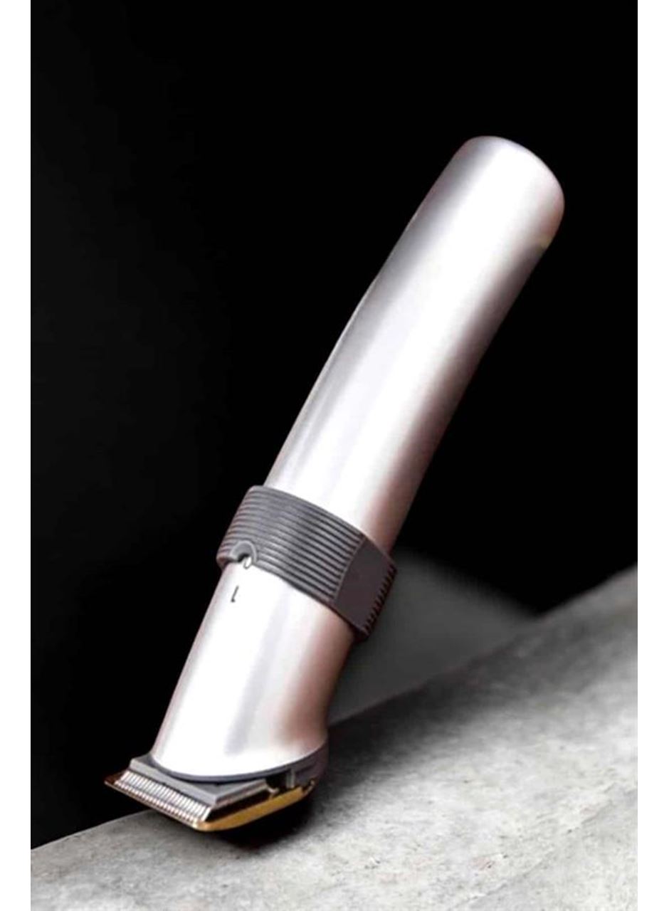 4 Taraklı Profesyonel Şarjlı Saç ve Sakal Kesme Tıraş Makinesi Seti