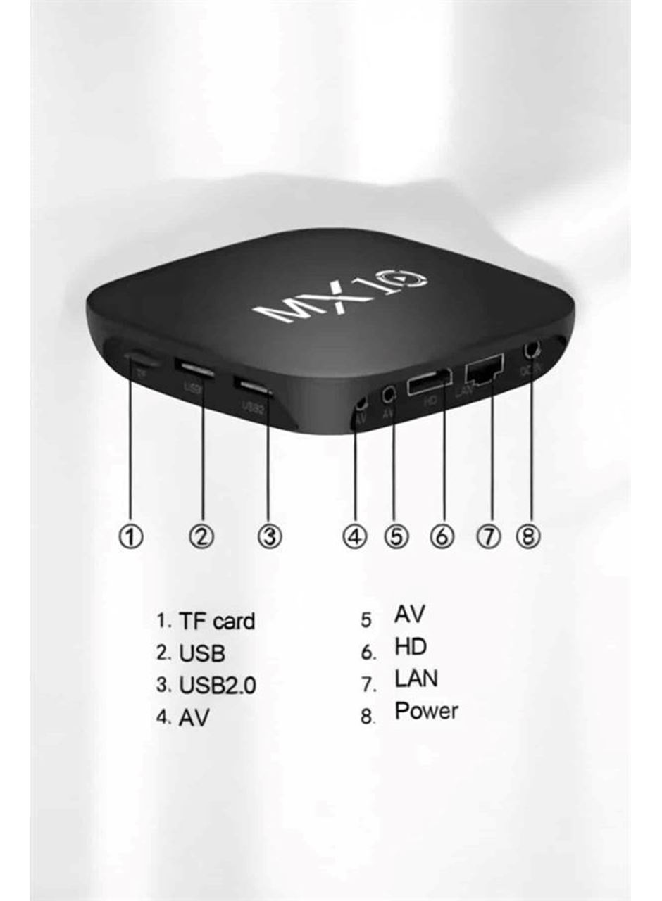 4K TV Uyumlu HD Çözünürlüklü Mx Box S 8 GB
