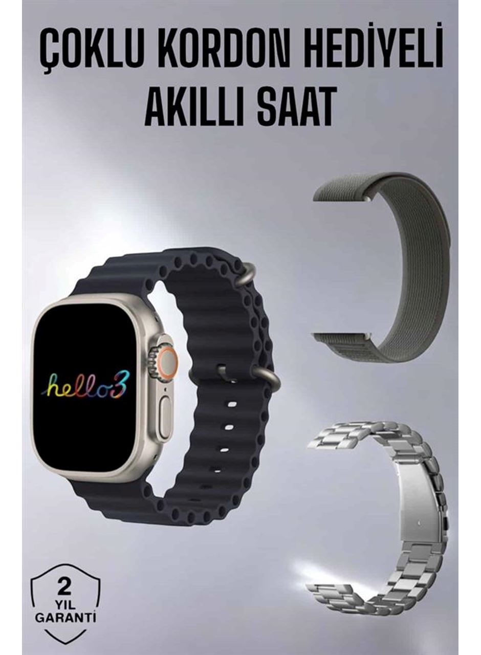 Akıllı Saat Yeni Nesil Bluetooth Bağlantılı Uyku Sağlık Takibi GPS Ve NFC Uyumlu