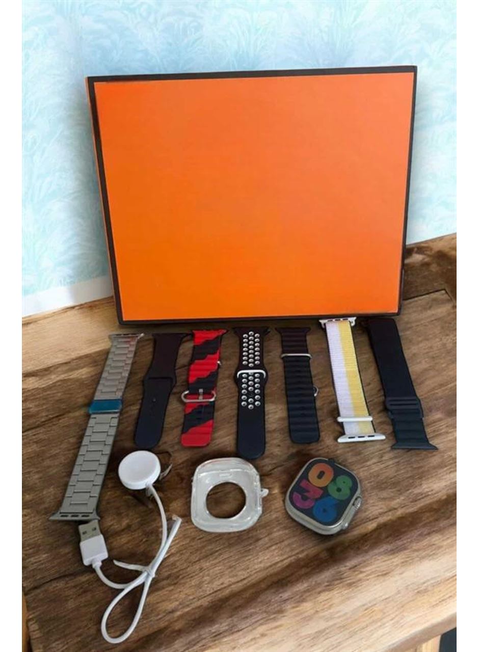 Akıllı Saat 7 Farklı Kordonlu Arama Cevaplayan Bildirim GPS Özelliği