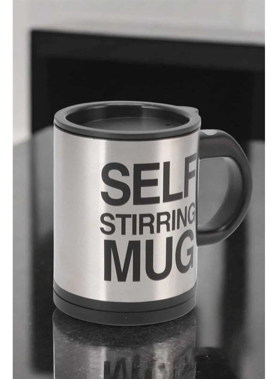Yazılı Mug Kupa Karıştırıcı Özelliği Ve Paslanmaz Çelik
