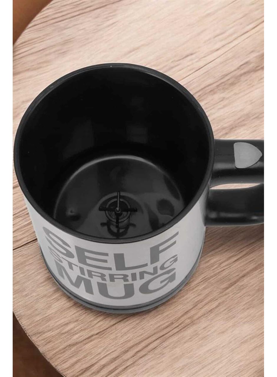 Yazılı Mug Kupa Karıştırıcı Özelliği Ve Paslanmaz Çelik