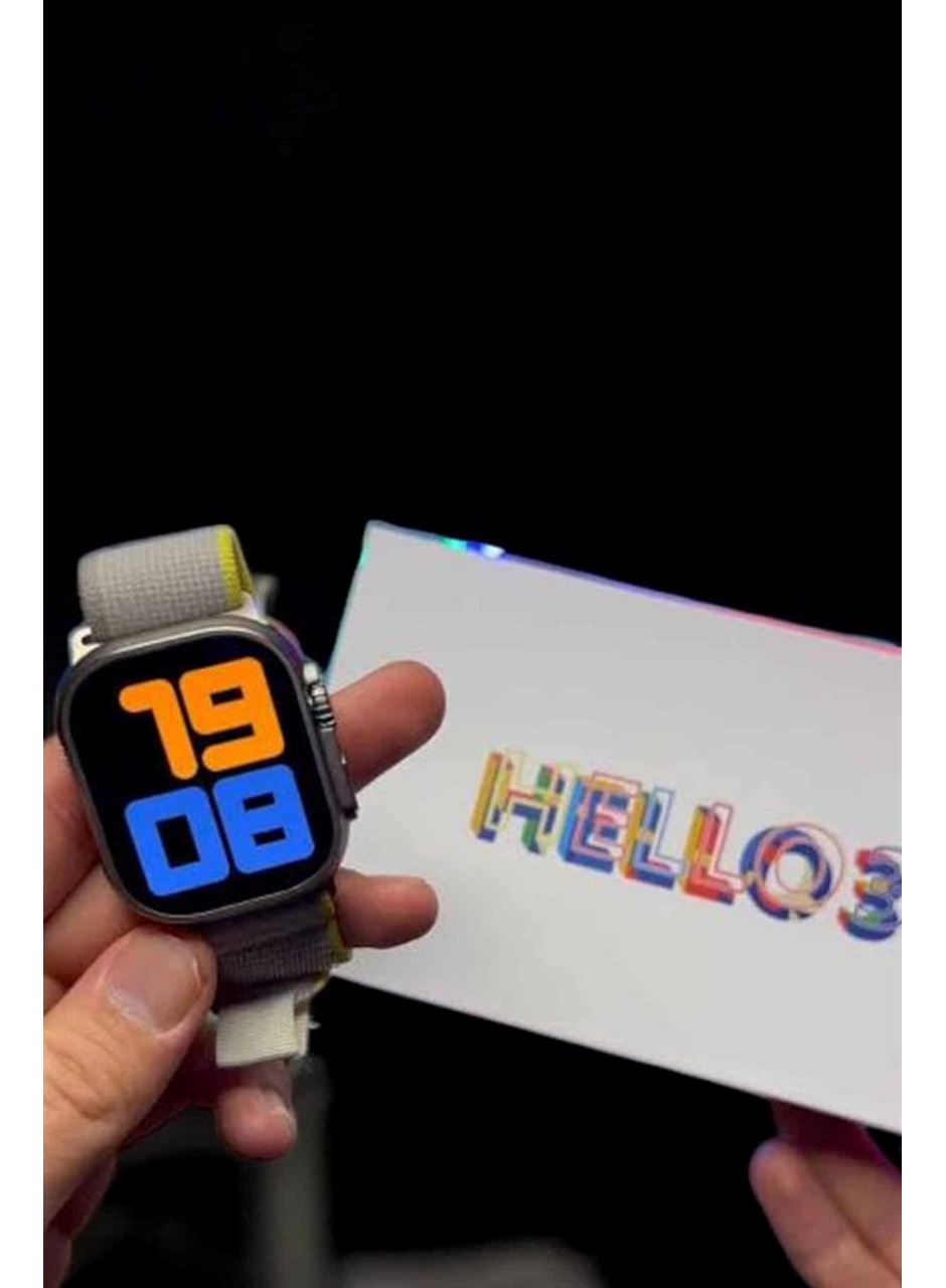 Akıllı Saat Yeni Nesil Sesli Asistan Uyku ve Sağlık Takibi Adımsayar