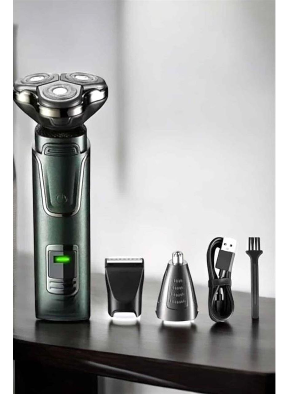 Yüksek Performanslı 3 Başlıklı Profesyonel Tıraş Makinesi