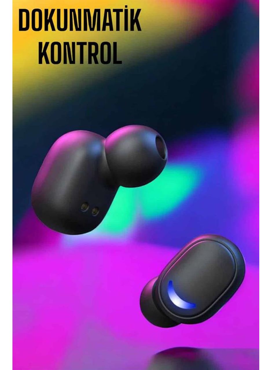 Powerbank Özellikli Kablosuz Bluetooth Kulaklık RGB Işıklı