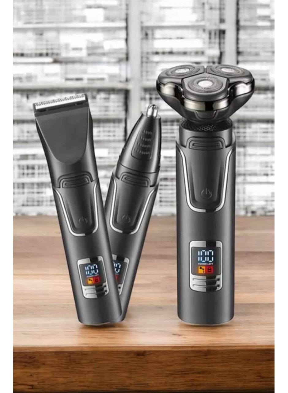 Yüksek Performanslı 3 Başlıklı Profesyonel Tıraş Makinesi