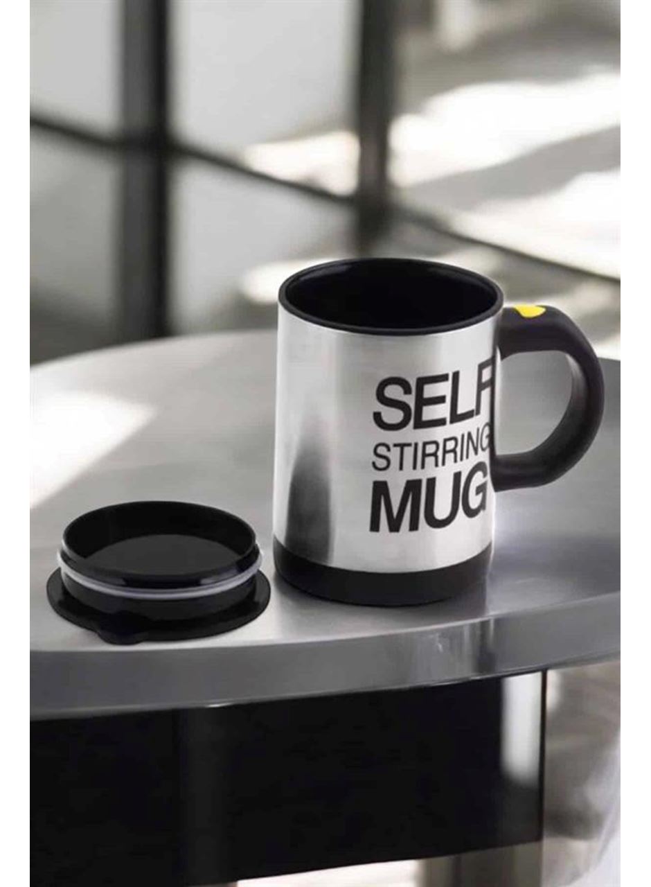 Yazılı Kupa Kendi Kendini Karıştıran Mikser Kupa Termos Bardak