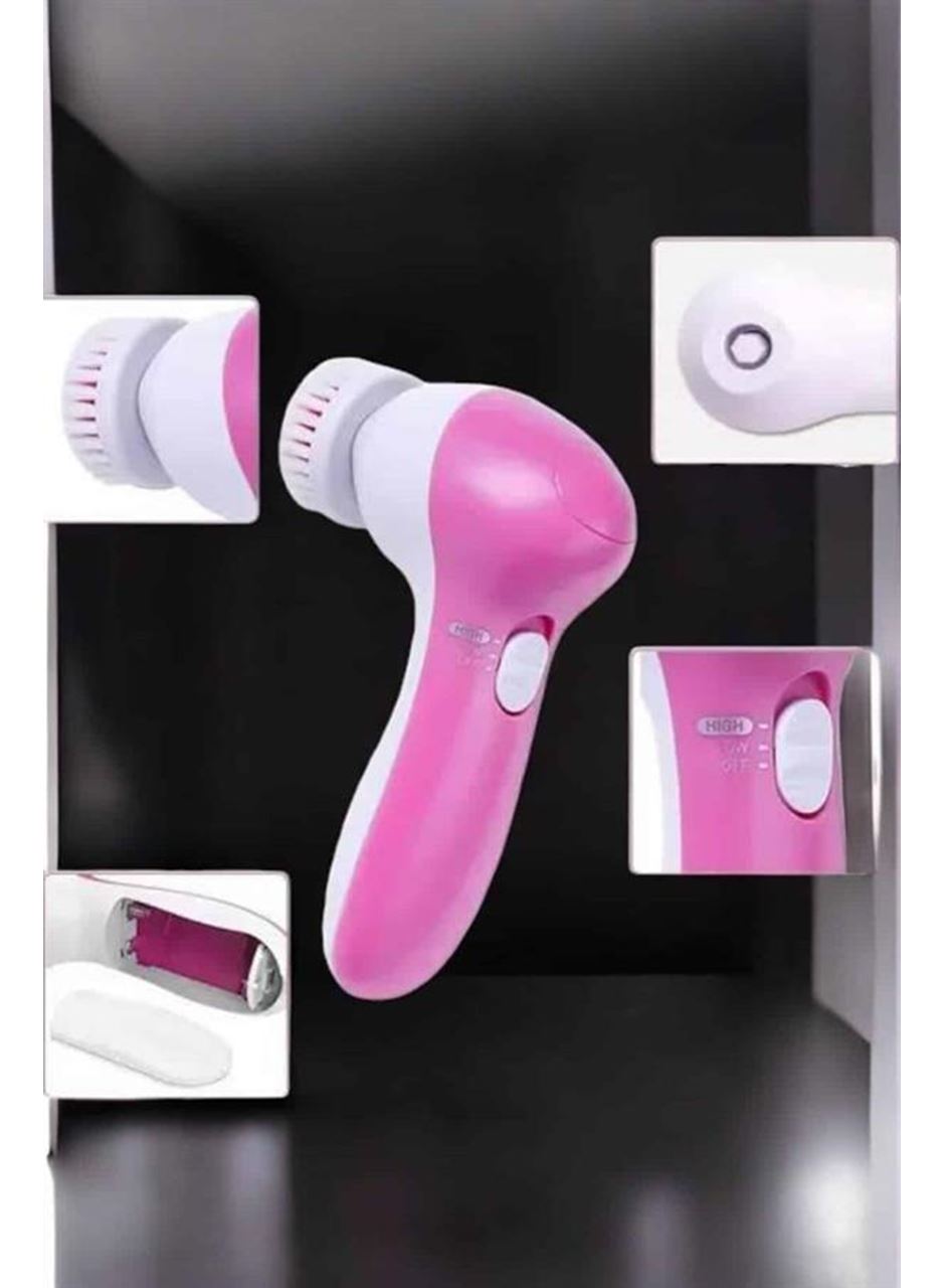 Taşınabilir Yüz Temizleme Cihazı Masaj, Peeling, Temizlik 5 Başlıklı