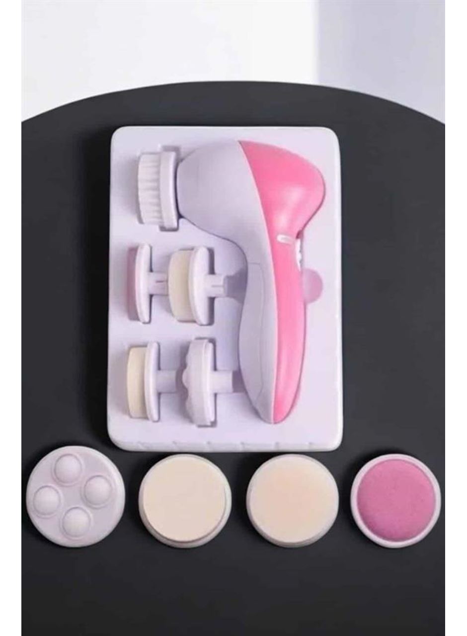 Taşınabilir Yüz Temizleme Cihazı Masaj, Peeling, Temizlik 5 Başlıklı