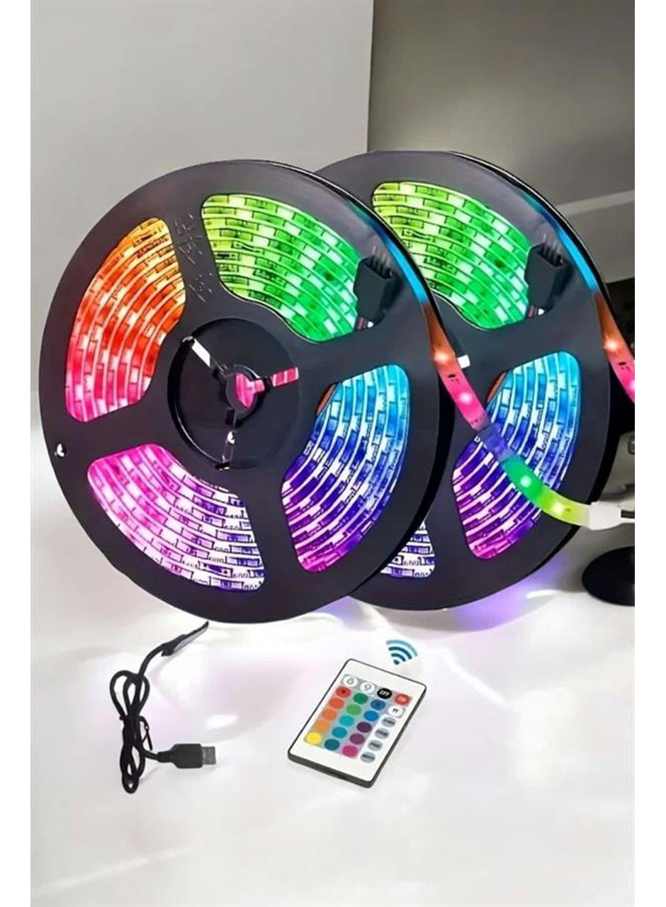 Led Işık 5 Metre Şerit Led RGB Işıklı