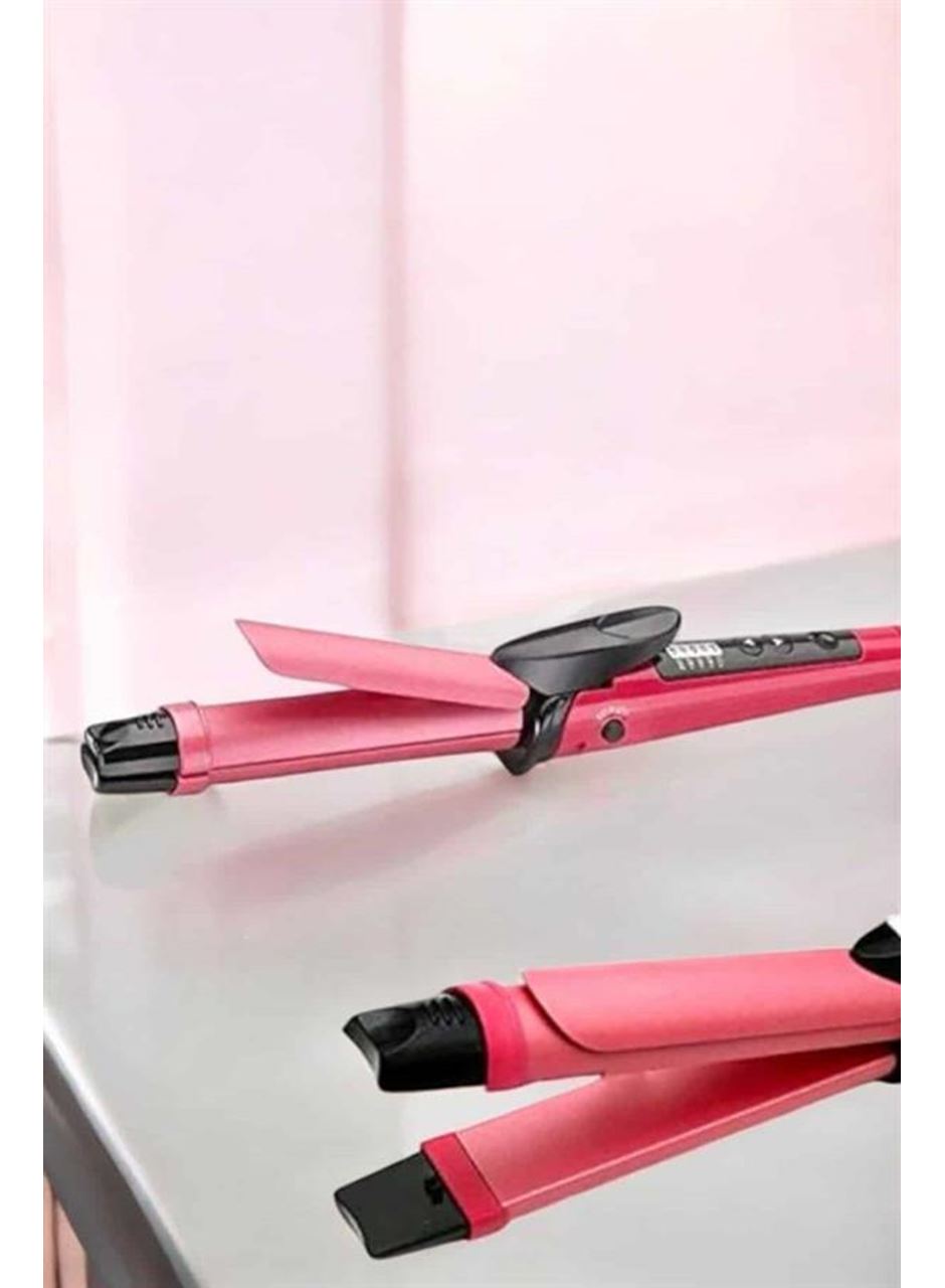 Hem Düzleştirici Hem Maşa Saç Şekillendirici