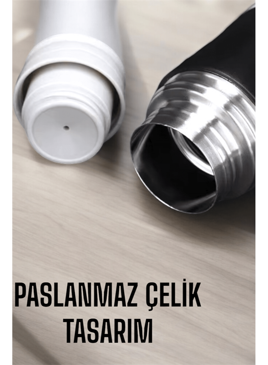 Şık ve Dayanıklı 3 Bardaklı Termos Seti Uzun Süre Isı Koruma Özellikli