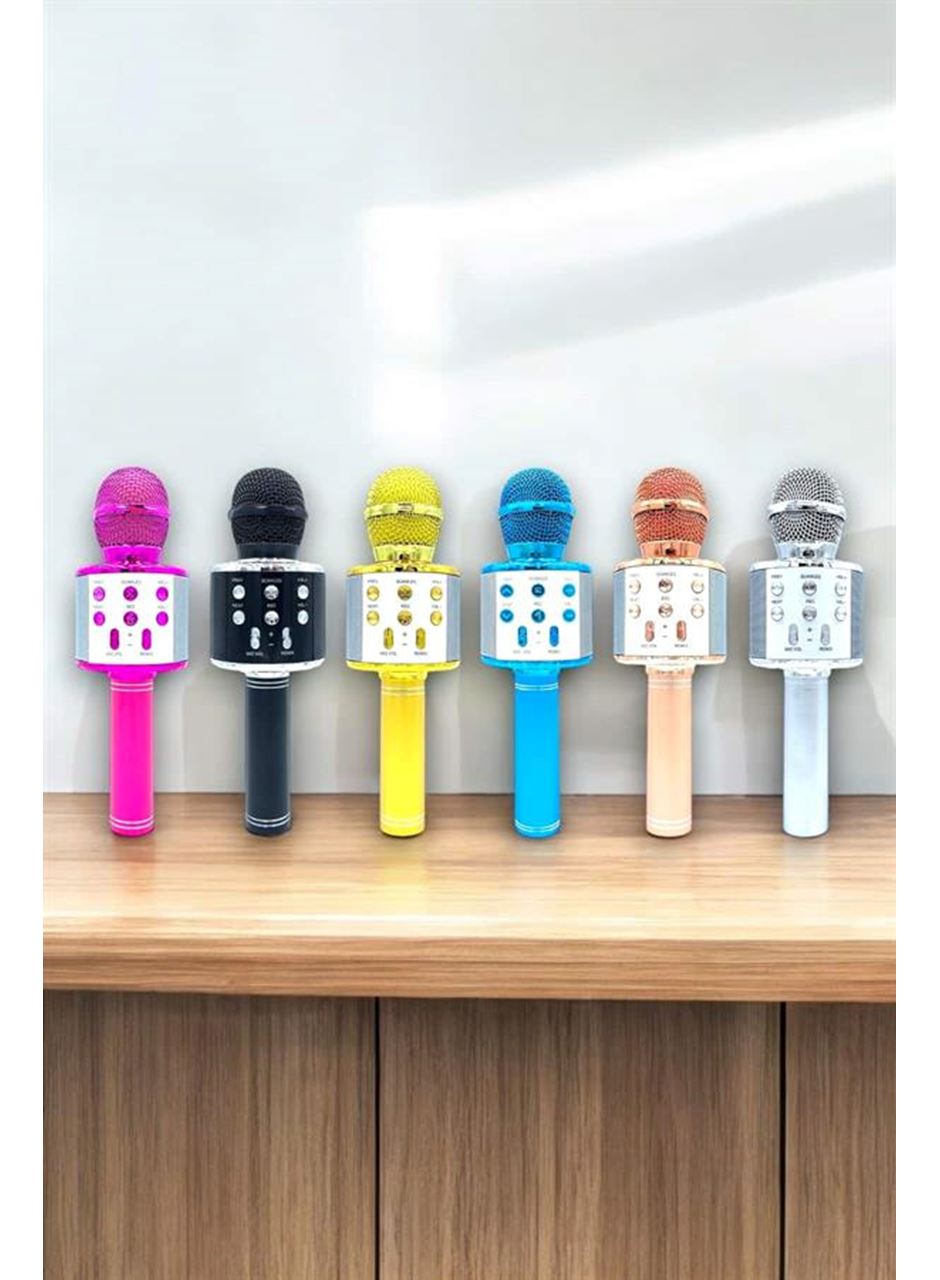 Taşınabilir Bluetooth Karaoke Mikrofon: Hafıza Kart Girişli, Etkileyici Performans