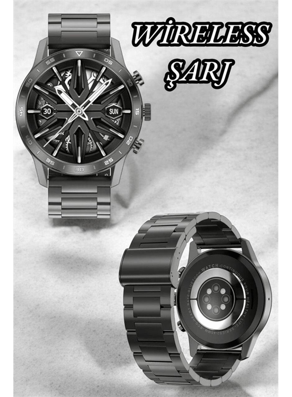 Suya Dayanıklı Dokunmatik Akıllı Saat Bluetooth 5.0, Sesli Asistan ve Sağlık Takibi