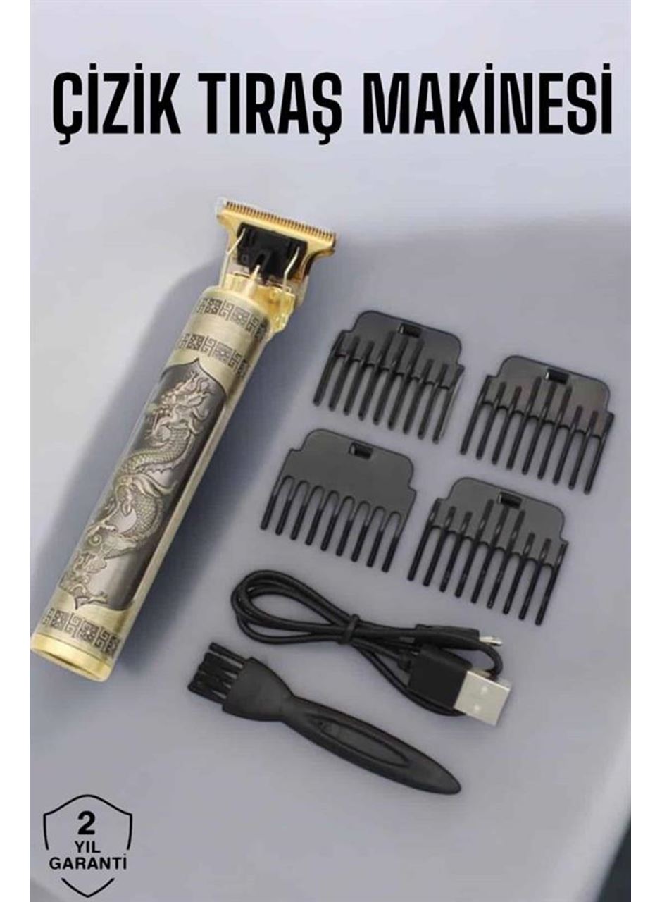 Profesyonel Şarjlı Saç ve Sakal Şekillendirici Çizik Tıraş Makinesi