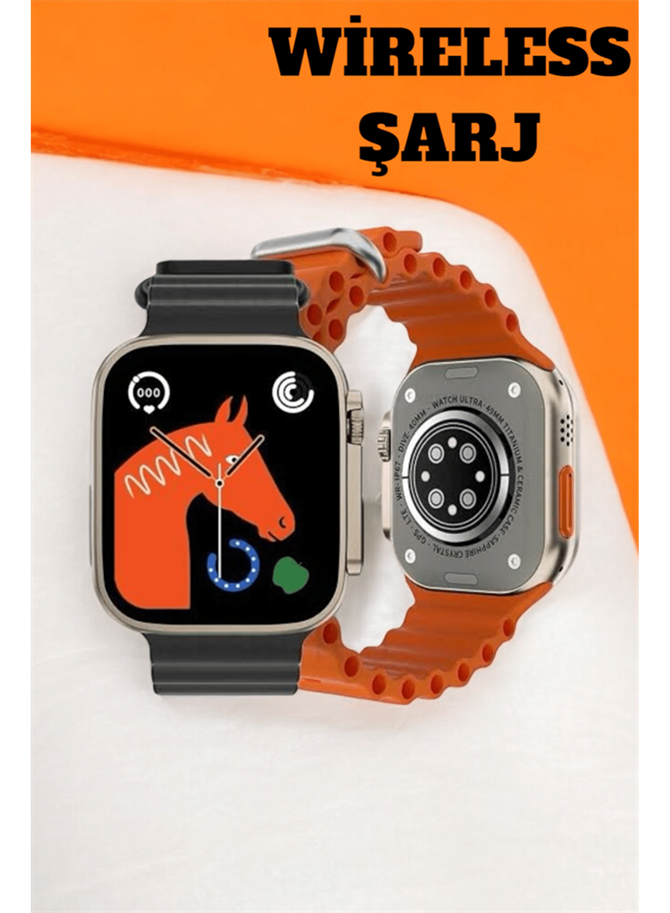 49MM Ekranlı, Kan Basıncı ve Adımsayar Özellikli Bluetooth Akıllı Saat