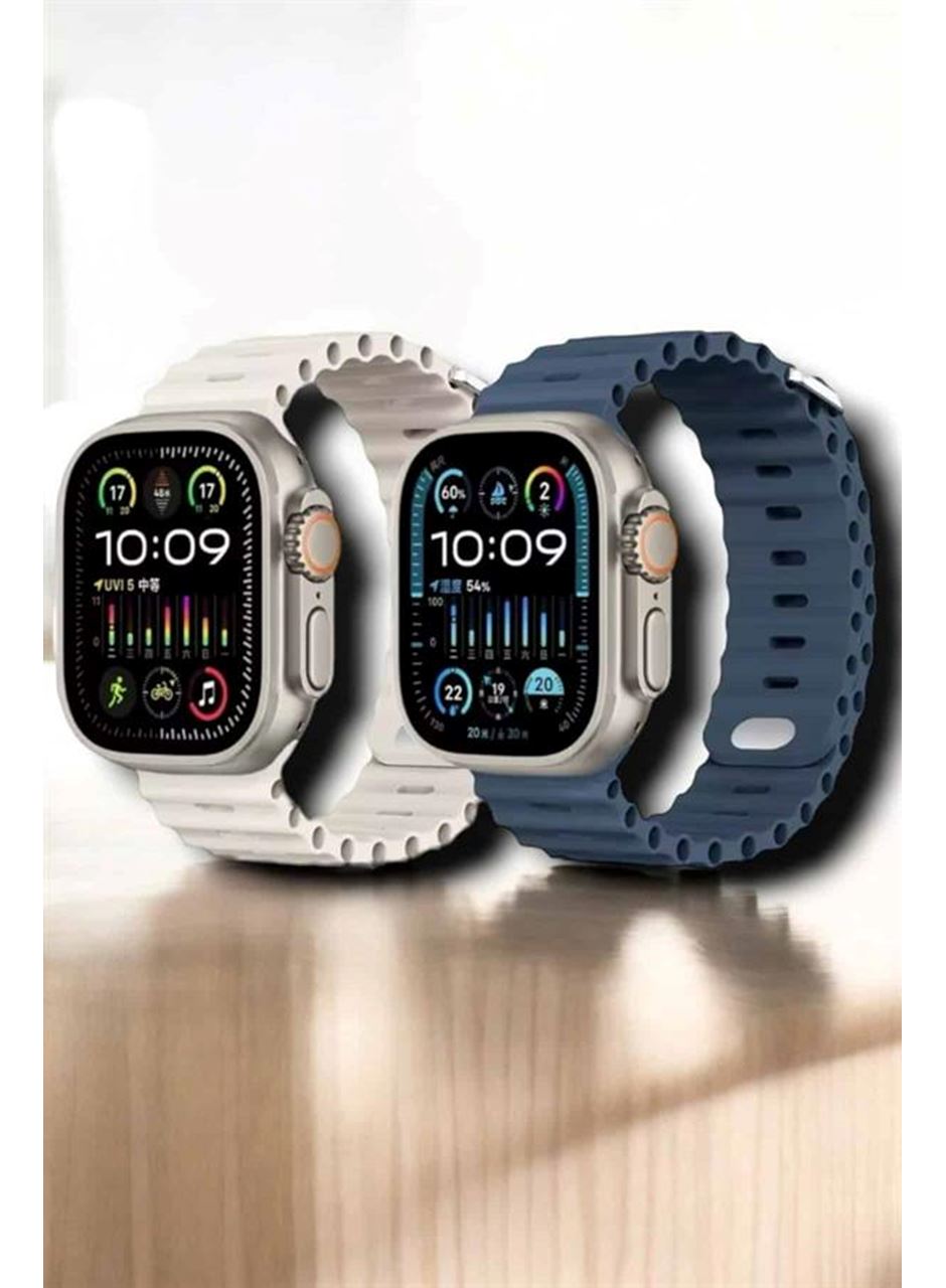 Yeni Nesil Ultra Akıllı Saat Titreşimli, Uyku & Sağlık Takibi, Çift Kordon