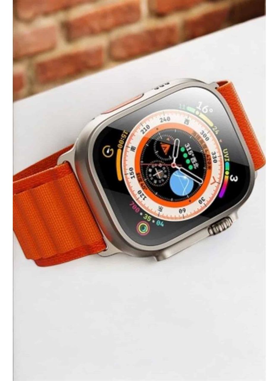 Bluetooth Bağlantılı 49MM Dokunmatik Akıllı Saat Sağlık ve Spor Takip Özellikli