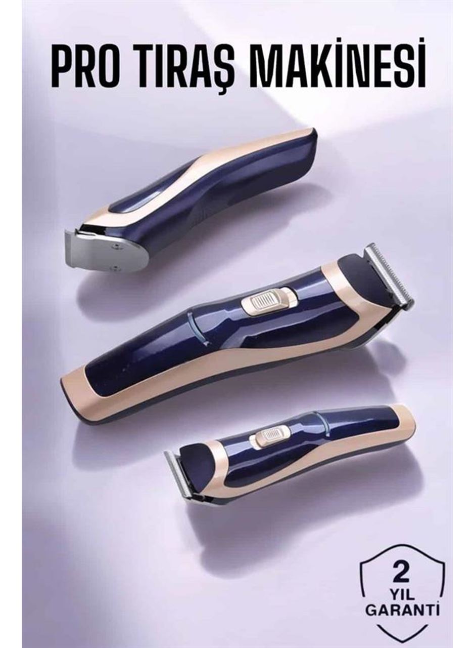 Profesyonel Şarjlı Saç ve Sakal Traş Makinesi Kolay Kullanım