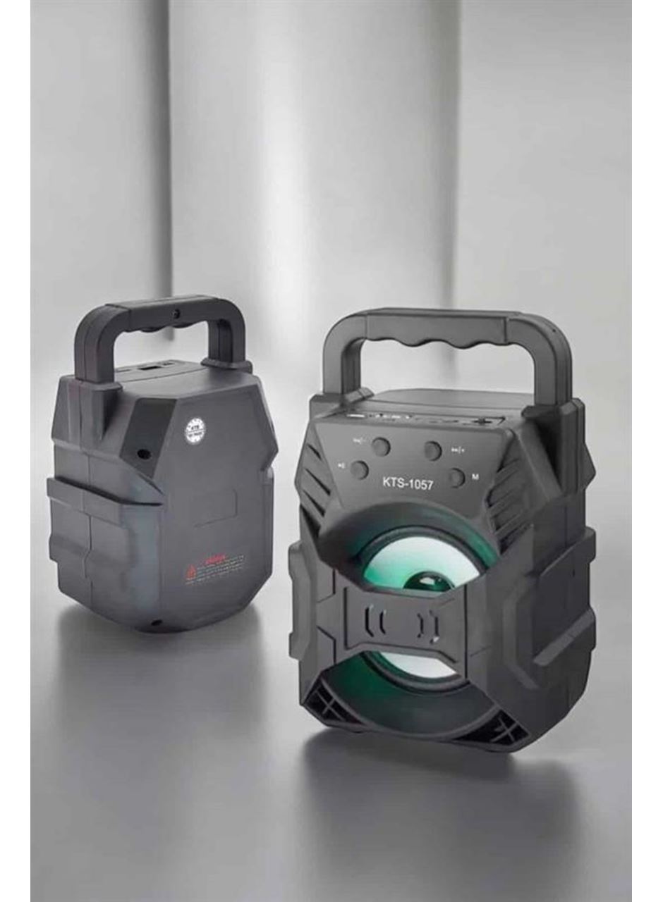 Taşınabilir Bluetooth Hoparlör Led Işıklı Uzun Pil Ömrü