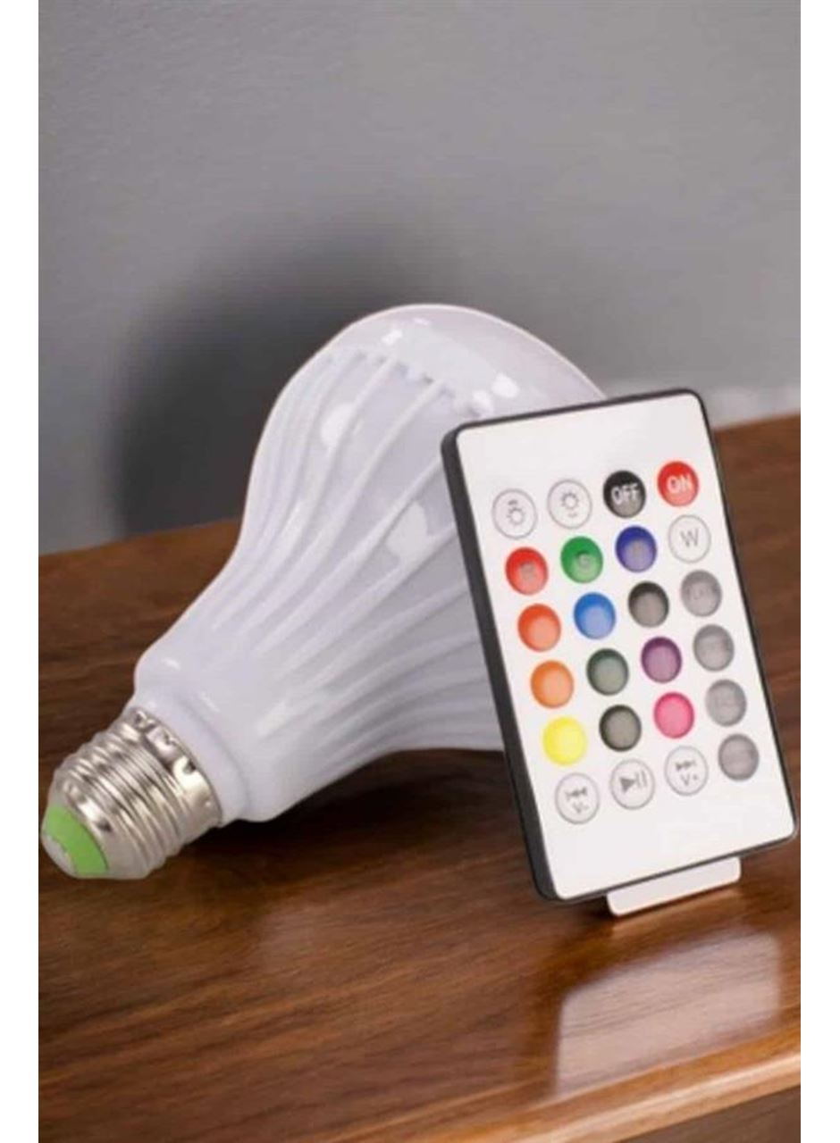Kablosuz Bluetooth Hoparlör Led Lamba