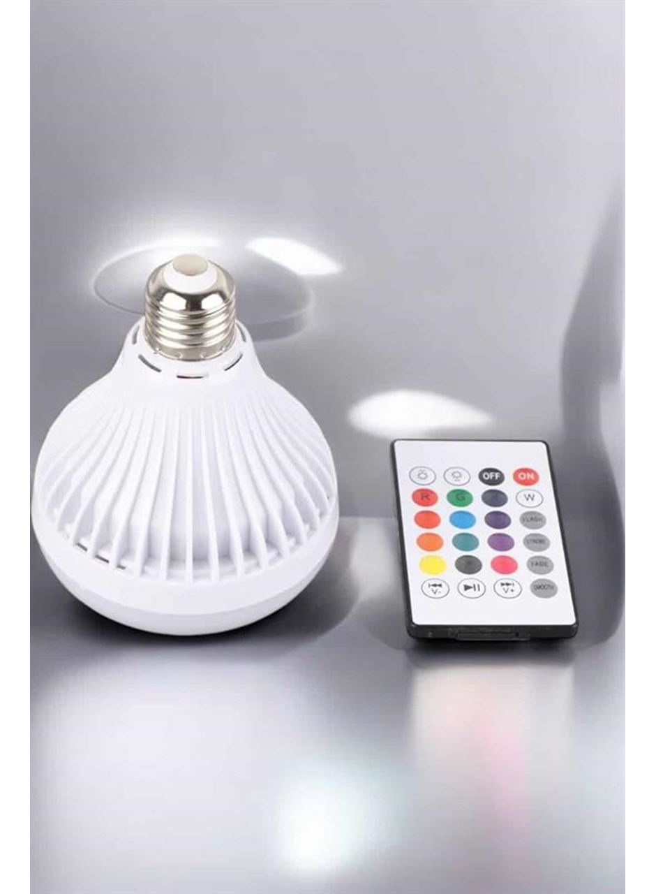 Kablosuz Bluetooth Hoparlör Led Lamba