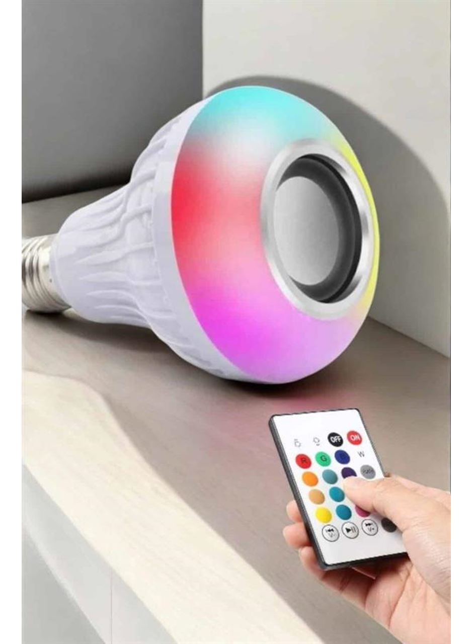 Kablosuz Bluetooth Hoparlör Led Lamba
