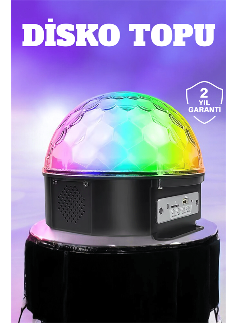 Kompakt Tasarımlı, Telefon Kontrollü Disko Topu Işıkları