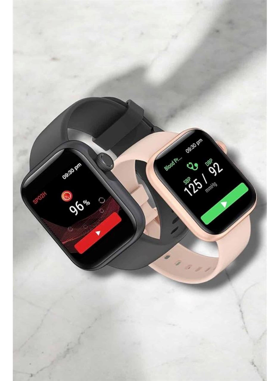 Akıllı Saat Adım Sayar, Kalp Atışı İzleme Dokunmatik Bluetooth Bağlantılı