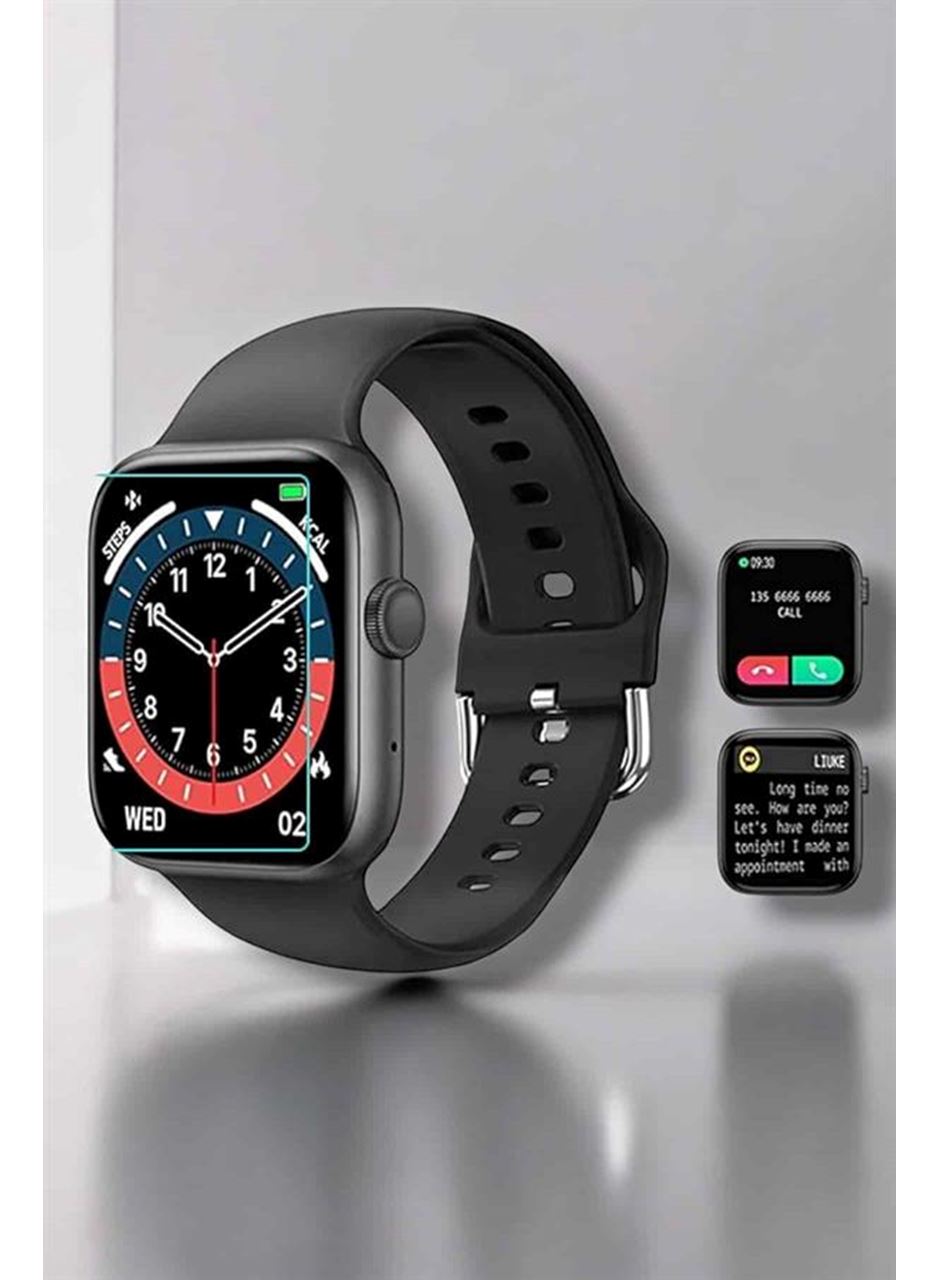 Akıllı Saat Adım Sayar, Kalp Atışı İzleme Dokunmatik Bluetooth Bağlantılı