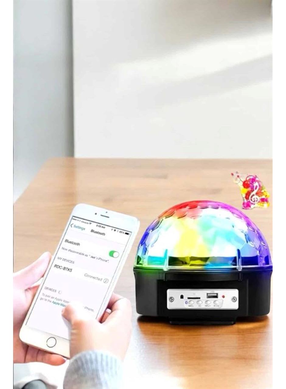 Kompakt Tasarımlı, Telefon Kontrollü Disko Topu Işıkları