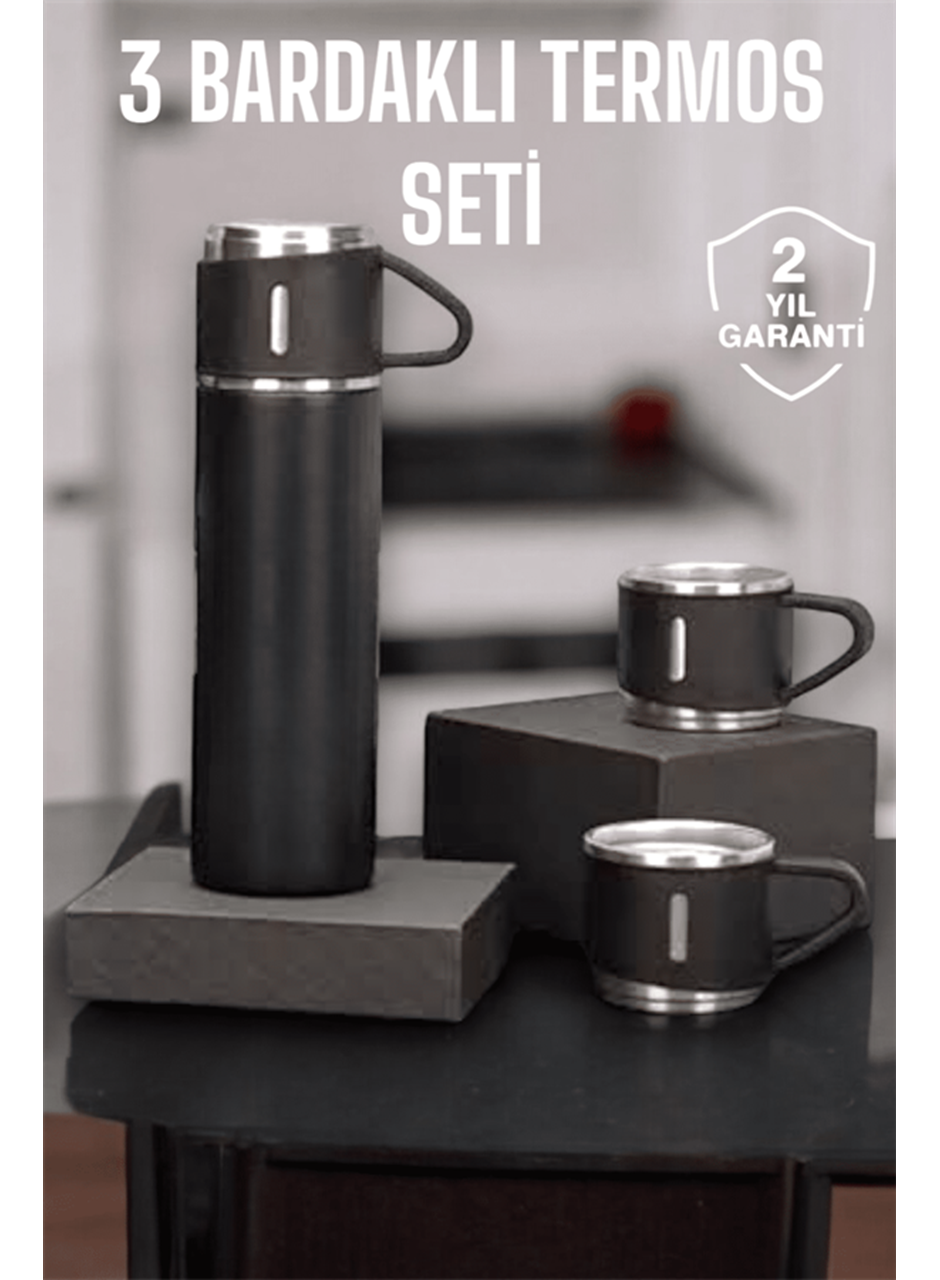 500 ml Kapasiteli Taşınabilir Basınçlı Termos Seti Günlük Kullanım için İdeal